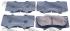 Колодки тормозные передние Febest 0101GRJ120F Toyota Land Cruiser Prado 120 2002-2009; Lexus GX470 2002-2009; Toyota Land Cruiser Prado 150 2009-2016; Lexus GX460 2009-2016 Toyota 4Runner 02-, Toyota Hilux Surf 02- Toyota FJ Cruiser, Tundra/Sequoia 1999-