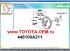    446106A211  Toyota Land Cruiser Prado 120  2002.09-2004.08  KDJ12%23   .     Toyota Land Cruiser Prado 2002-2009  KZJ120. .