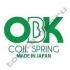 Пружина передняя OBK (Япония) Toyota Land Cruiser Prado 120 2002-2008. Замена для передних пружин Тойота с каталожными номерами (артикул) 4813160B90; 4813160C00; 481316B410; 481316B420; 481316B430; 481316B440; 481316B450; 481316B460; 481316B470 481316B480
