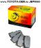 Колодки тормозные передние Just Drive JD JBP0060 Toyota Land Cruiser Prado 120 2002-2009; Lexus GX470 2002-2009; Toyota Land Cruiser Prado 150 2009-2016; Lexus GX460 2009-2016 Toyota 4Runner 02-, Toyota Hilux Surf 02- Toyota FJ Cruiser, Tundra/Sequoia 99-