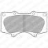 Колодки тормозные передние DELPHI LP1782 USA. Toyota Land Cruiser Prado 120 2002-2009; Lexus GX470 2002-2009; Toyota Land Cruiser Prado 150 2009-2016; Lexus GX460 2009-2016 Toyota 4Runner 02-, Toyota Hilux Surf 02- Toyota FJ Cruiser, Tundra/Sequoia 1999-